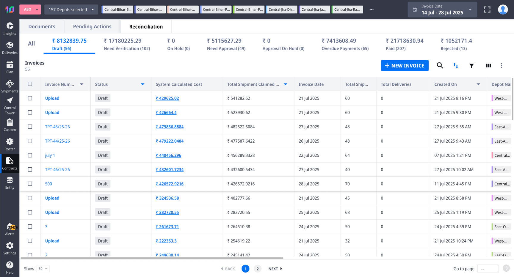Invoice Reconciliation