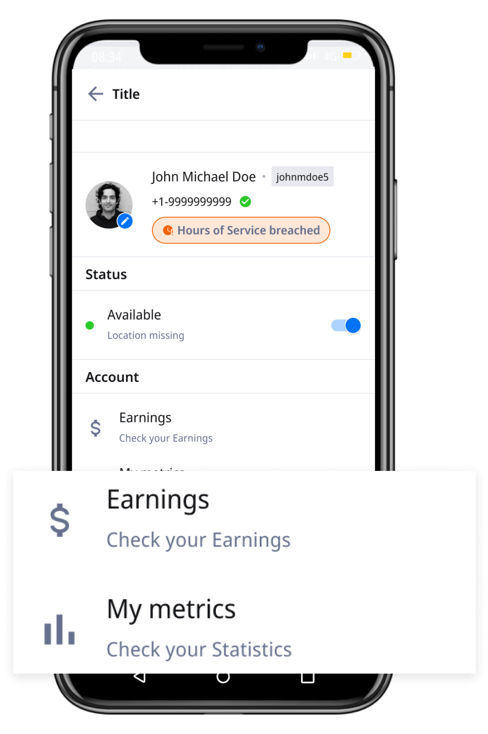 Intuitive Driver App