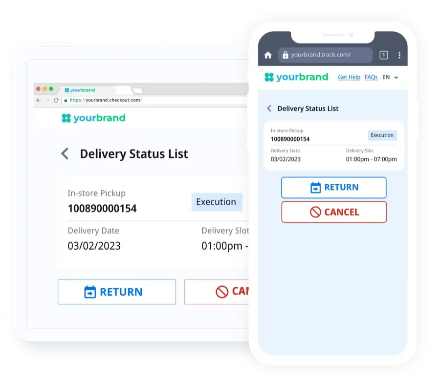 Locus one-click returns with real-time eligibility and automatic return-to-origin