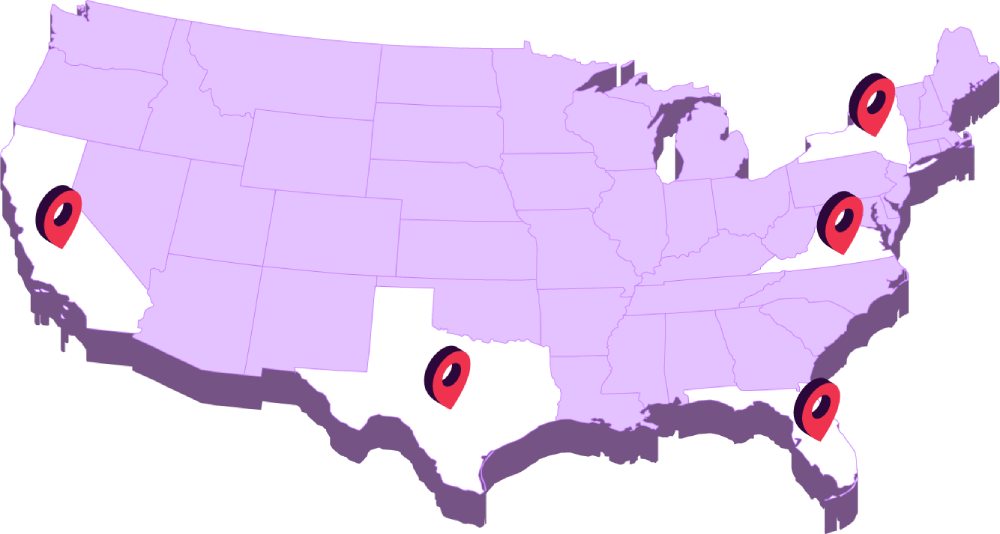 USA map