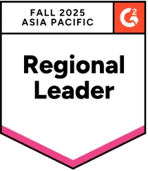 G2 Regional Leader Asia Pacific, Fall 2025