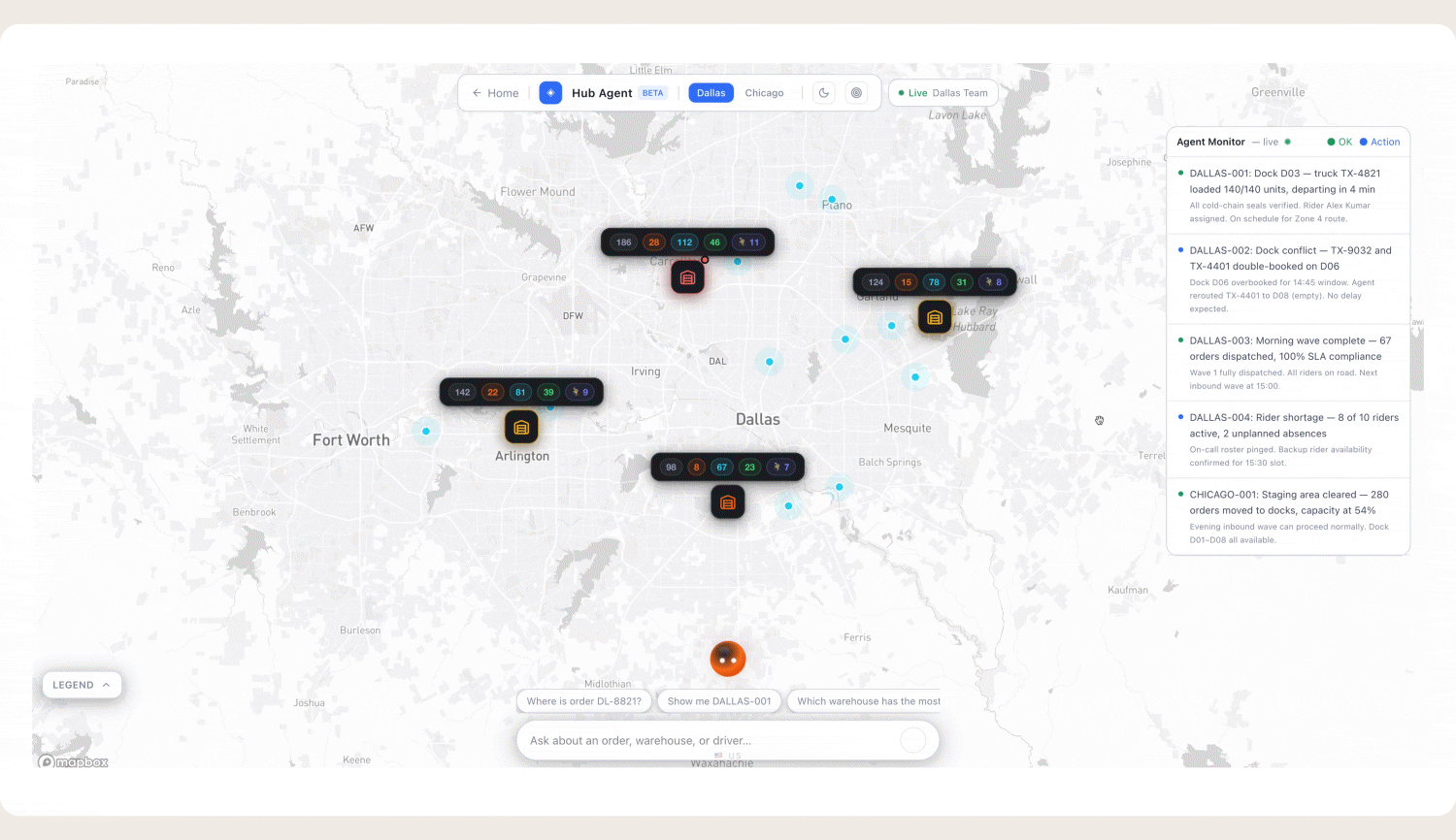 Hub Agent console