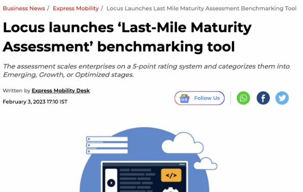 Locus Launches ‘last-mile Maturity Assessment’ Benchmarking Tool