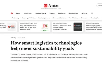 logistics technologies help meet sustainability