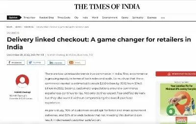 TOI - Delivery linked checkout