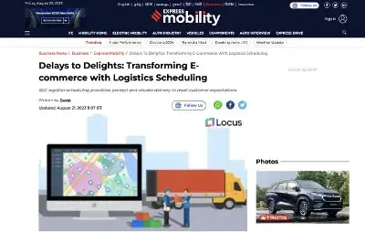 Transforming Ecommerce with Logistics Scheduling