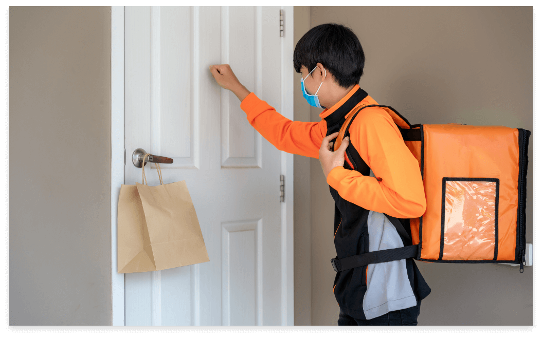 Ensure Doorstep Deliveries at checkout