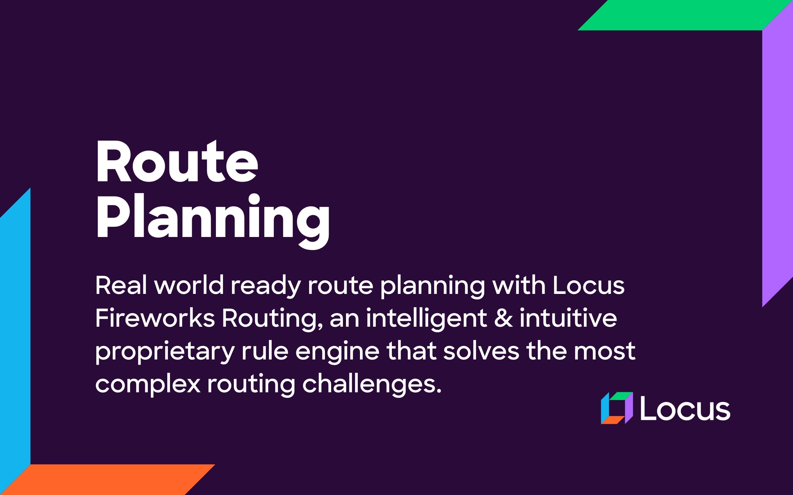 Route Planning System - Efficient All-Mile with Optimal Routes