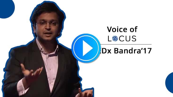 Nishith Rastogi, CEO, Locus at TEDx Bandra