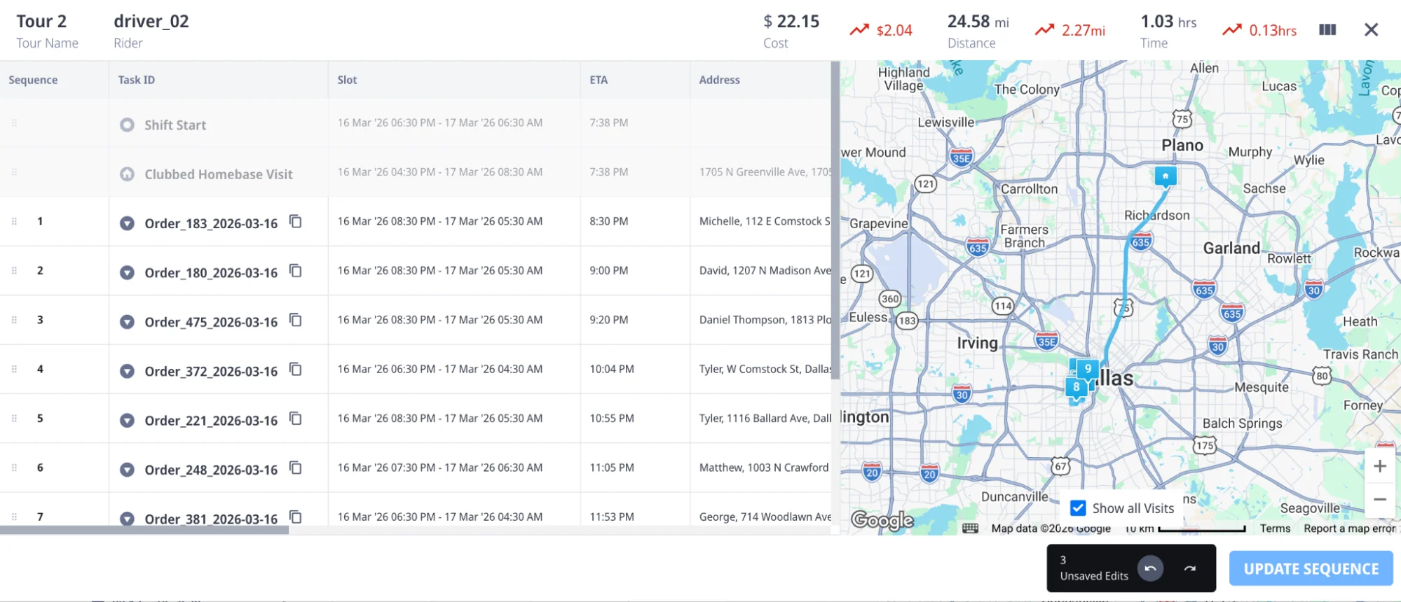 Intelligent Rescheduling Dashboard Image