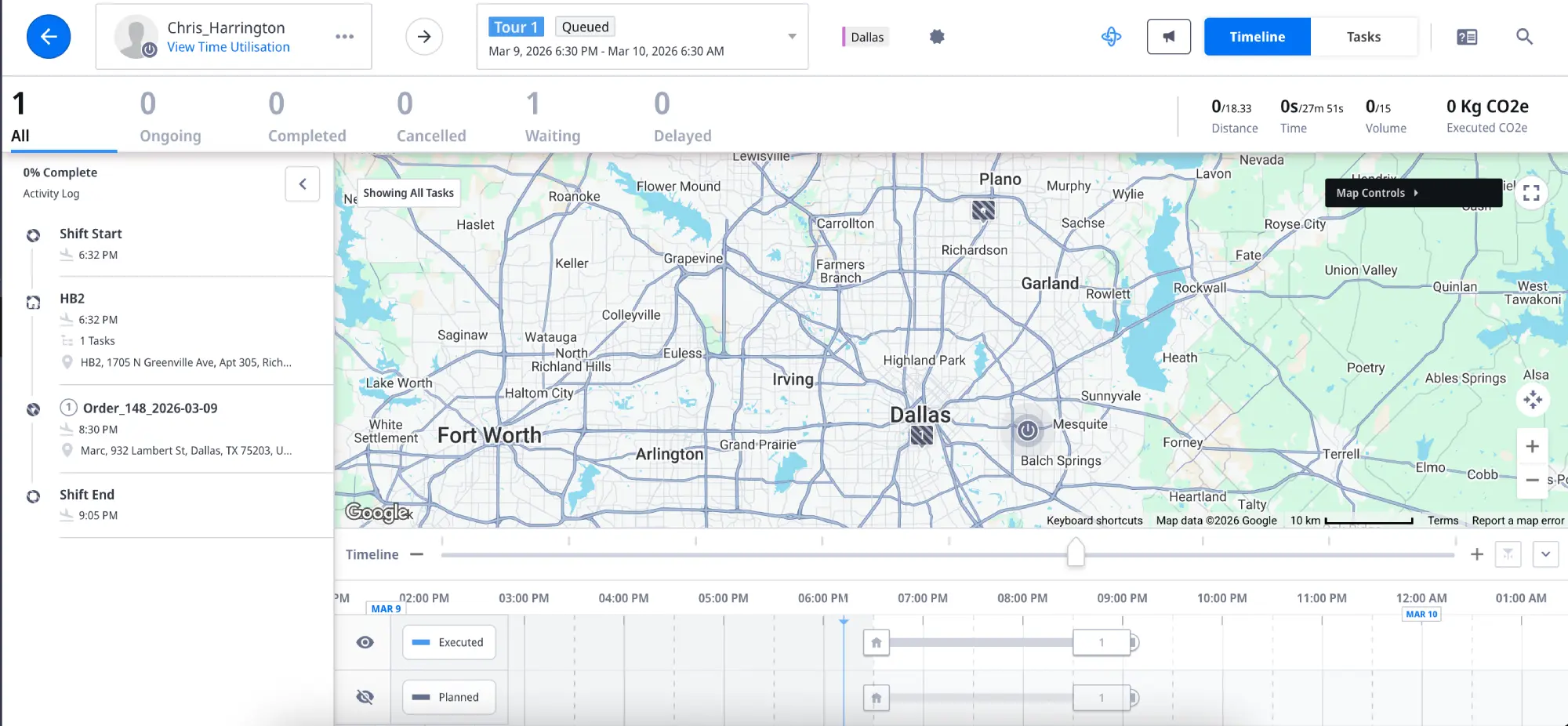 Visibility and Automated Communication Dashboard Image