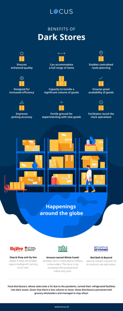 Benefits of dark stores