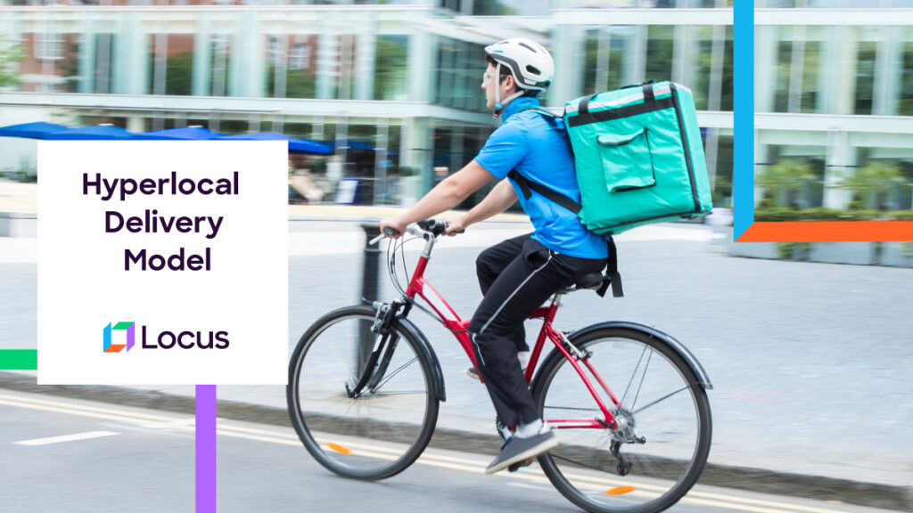 Hyperlocal delivery model