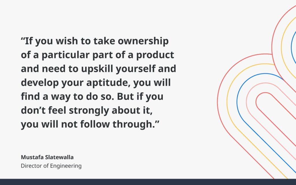 A quote by Mustafa Slatewalla on integrity and ownership
