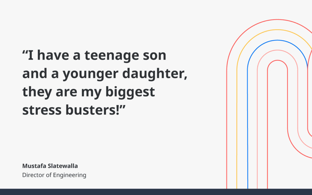 A quote by Mustafa Slatewalla on stress buster