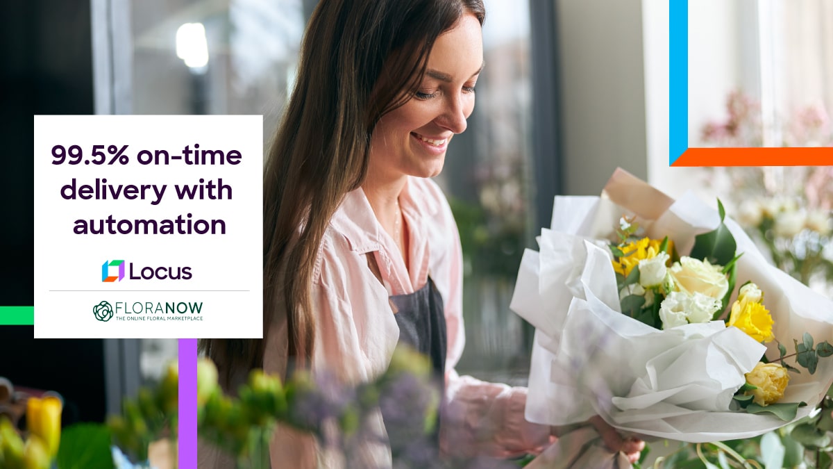 Floranow employee is happy with Locus route planning software