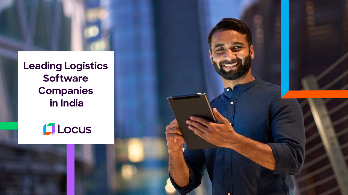 A man checking the top five logistics software companies in India