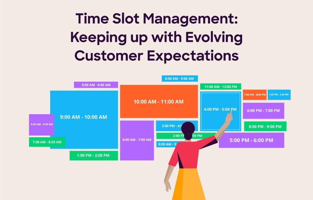 Time slot management with evolving Customer expectations