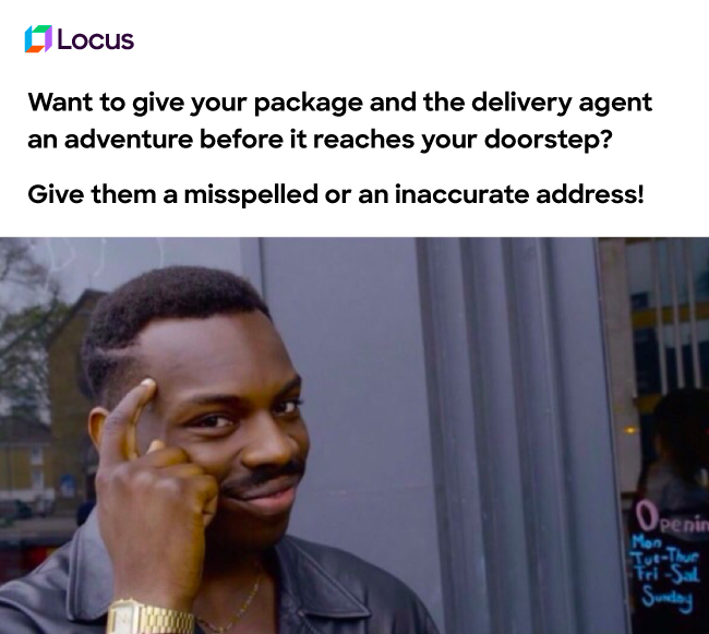 Inaccurate or ambiguous address