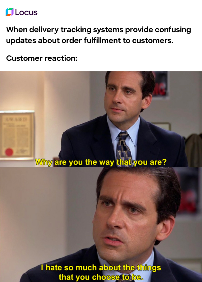 Never give your customers a tracking anxiety