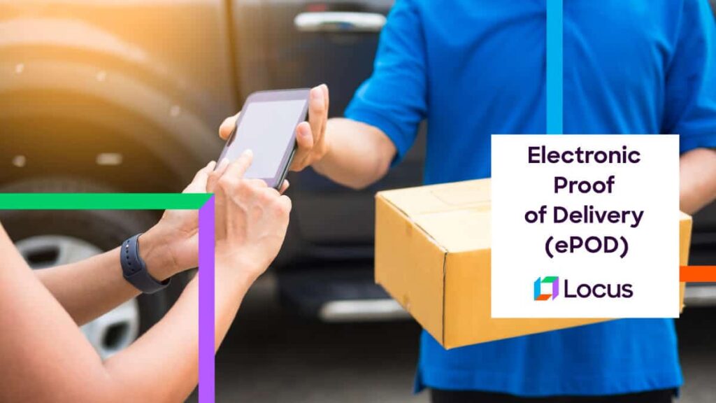 Digital proof of delivery record with photo verification.