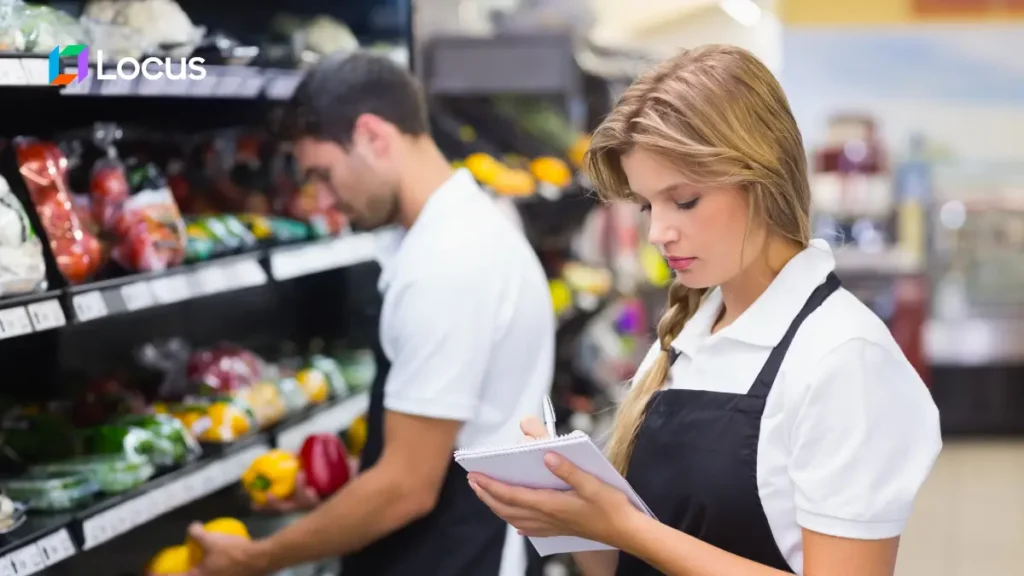 Real-time inventory management interface displaying store-level stock accuracy, reservation controls, and node-level validation across distributed fulfillment locations.