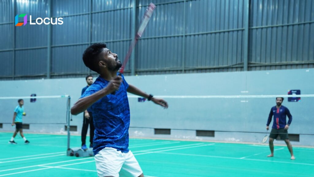 Locus Sports Day Tennis Player in Court