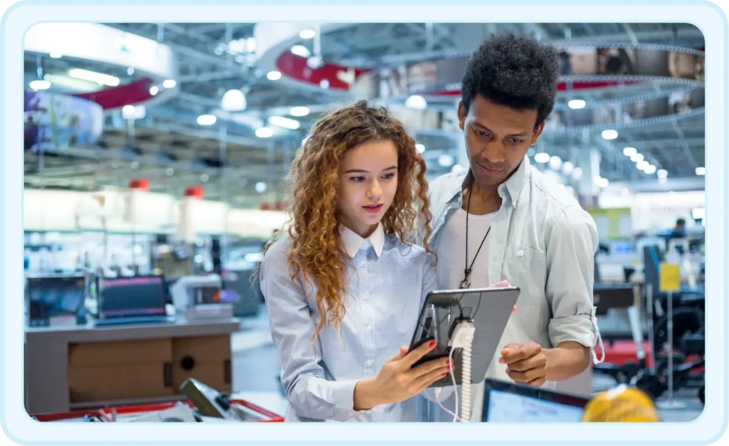 Retail fulfillment operations coordinating order processing and delivery planning across multiple locations