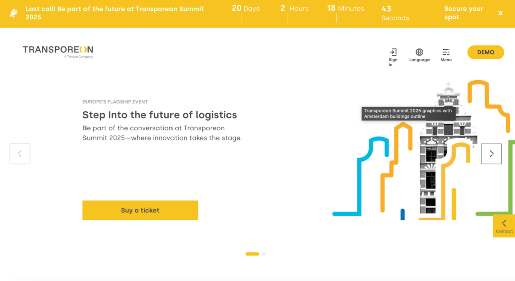 Transporeon Homepage