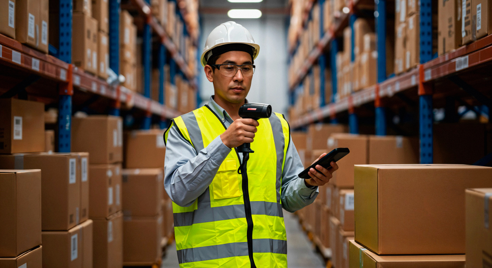 Retail supply chain management software streamlining logistics and fulfillment.