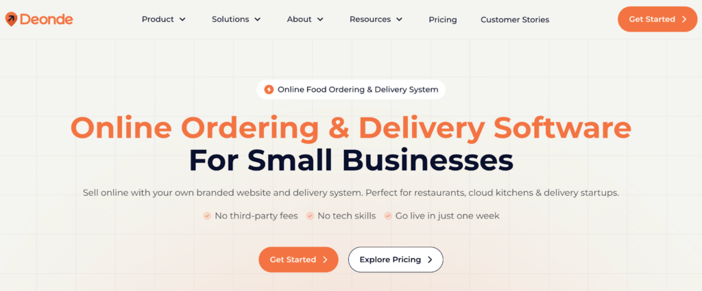 Deonde homepage