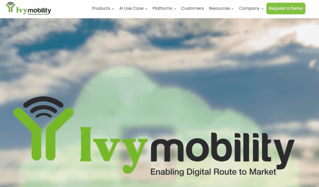 Ivy Mobility homepage
