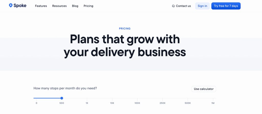 Spoke Dispatch homepage