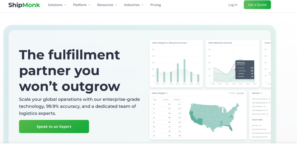 ShipMonk homepage