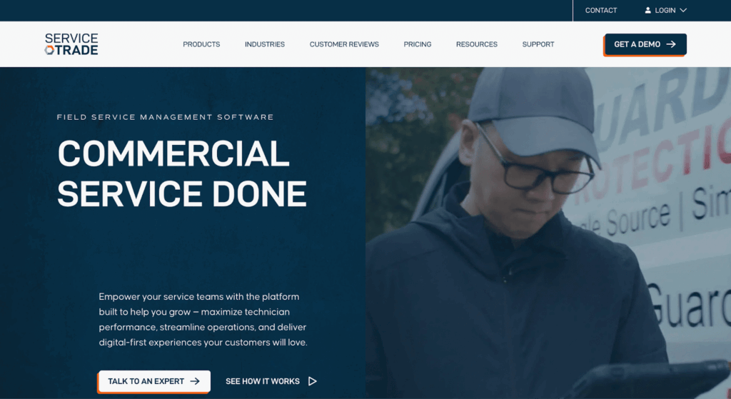 ServiceTrade Homepage