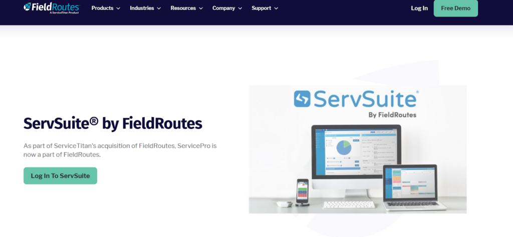 ServSuite homepage