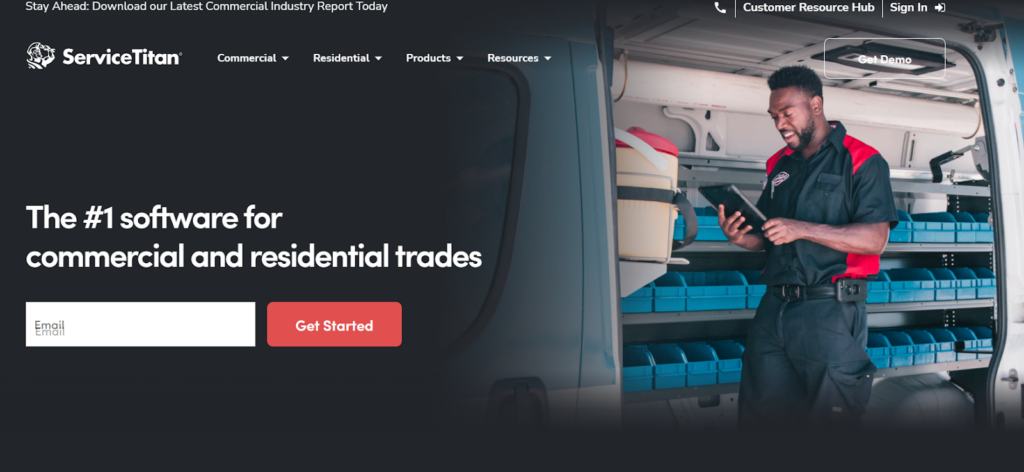 ServiceTitan homepage