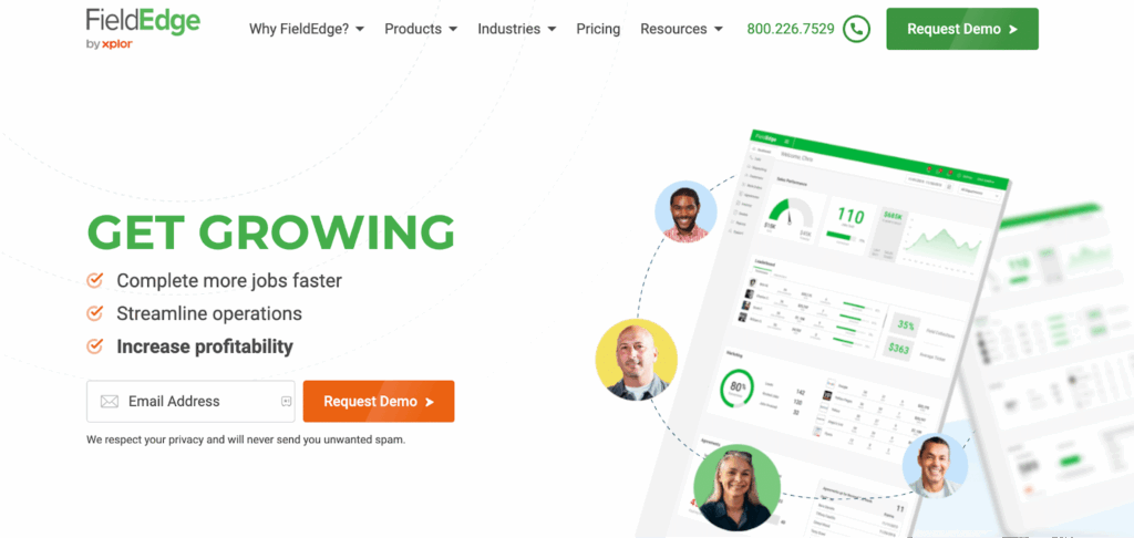 FieldEdge Homepage