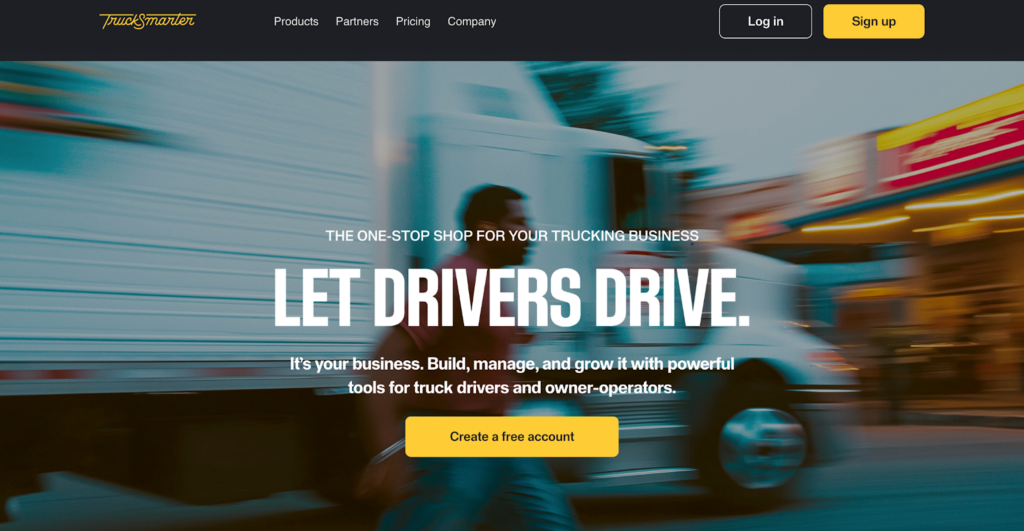 TruckSmarter homepage