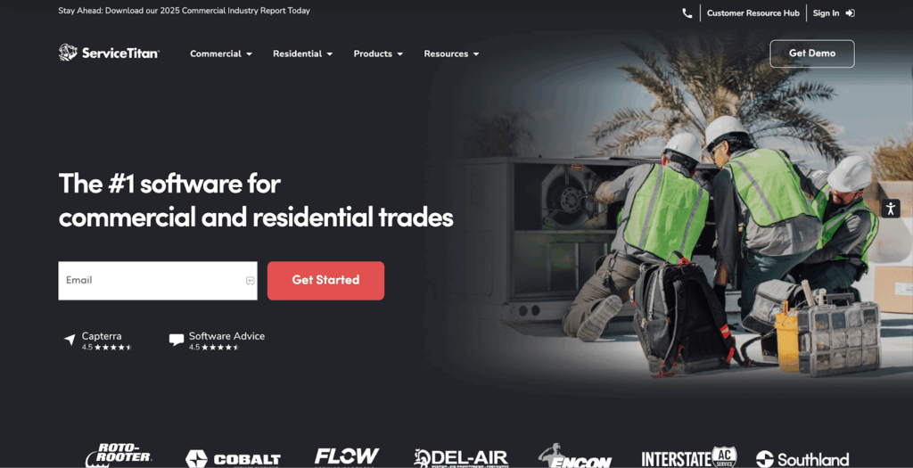 ServiceTitan Homepage