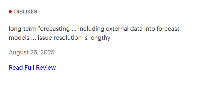 A screenshot of a review