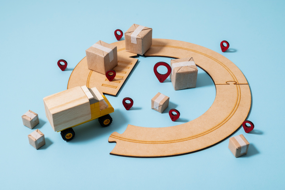 Supply chain infographic