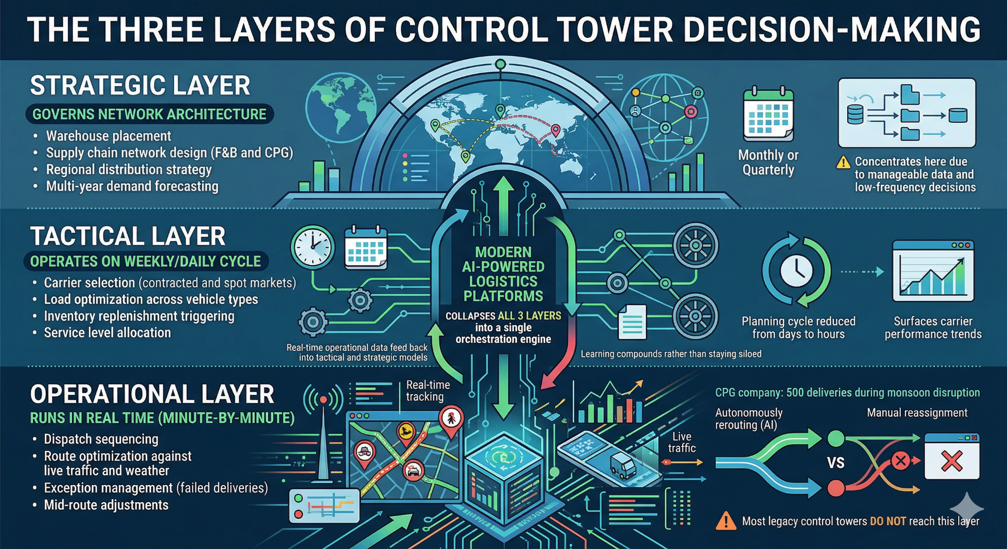 Control Tower Framework Control Towers in Supply Chain Decision-Making: A Framework