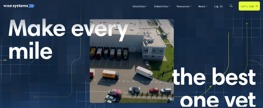 Wise Systems homepage