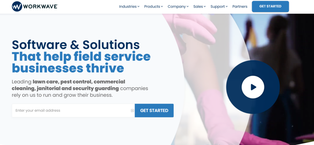 WorkWave Route Manager homepage