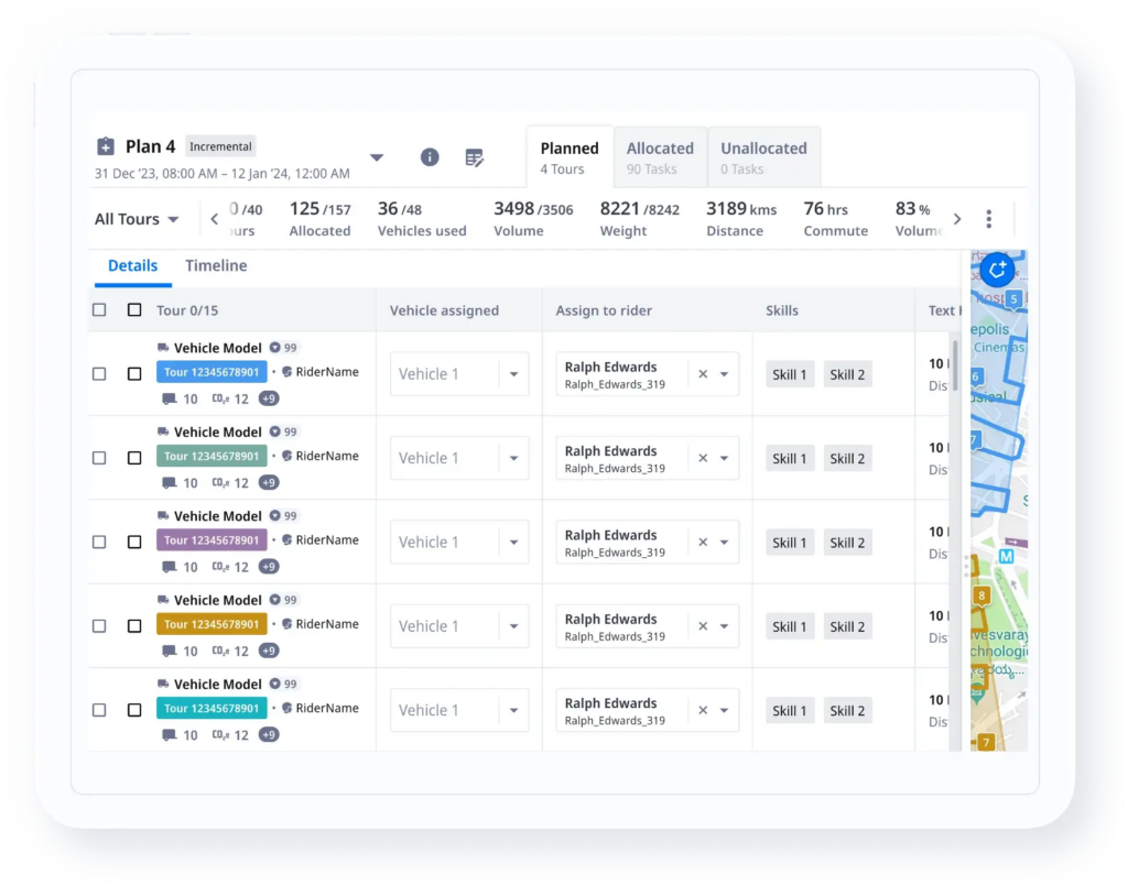Locus logistics planning platform dashboard showing AI dispatch, real-time route optimization, multi-carrier orchestration, and supply chain visibility consolidated in a single enterprise operations interface.